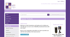 Desktop Screenshot of polopromotions.com